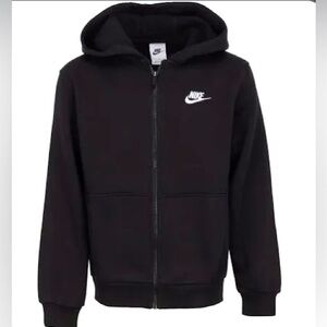 Nike black zip up hoodie